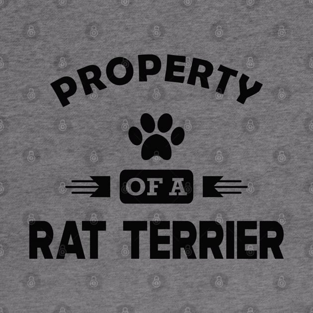 Rat Terrier Dog - Property of a rat terrier by KC Happy Shop